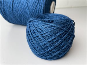 Luksus bomuldsgarn - i lækker sailor blue, 100 gram